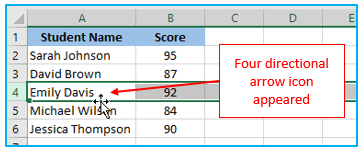 Move Rows and Columns