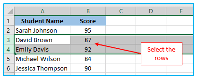 Move Rows and Columns