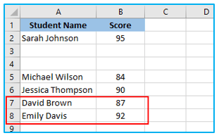 Move Rows and Columns