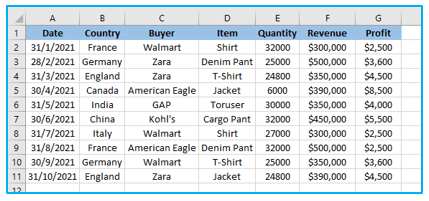 Move Rows and Columns