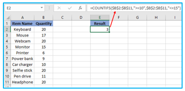 Multiple Criteria in Excel COUNTIF and COUNTIFS Function