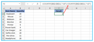 Excel COUNTIF And COUNTIFS Function with Multiple Criteria