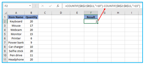 Multiple Criteria in Excel COUNTIF and COUNTIFS Function