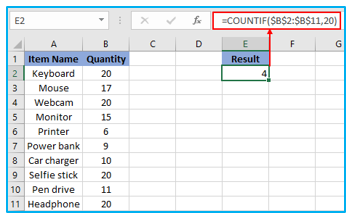 Multiple Criteria in Excel COUNTIF and COUNTIFS Function