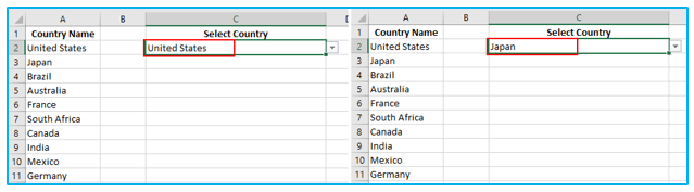 Multiple Selections option in a Drop Down List