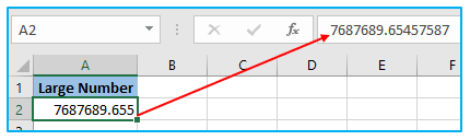 Stop Excel from Rounding Numbers