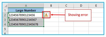 Stop Excel from Rounding Numbers