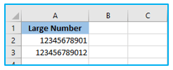 Stop Excel from Rounding Numbers