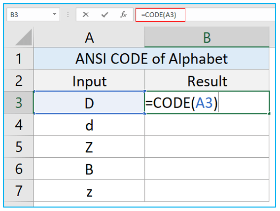 CODE Function