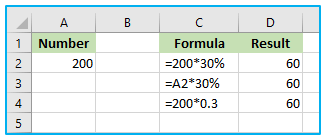 Multiplication in excel