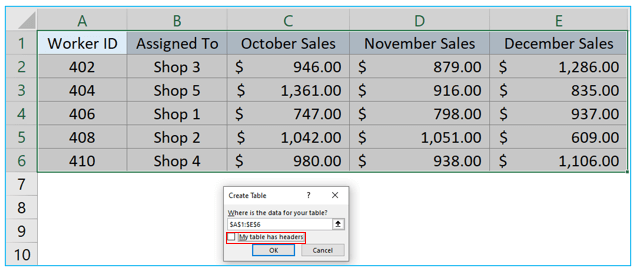 Transpose in Excel