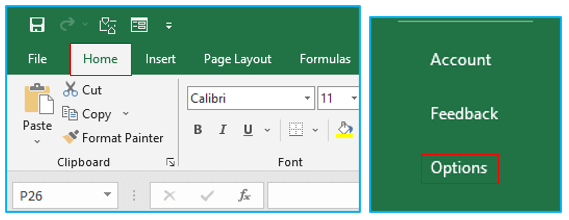 Turn on AutoSave in Excel