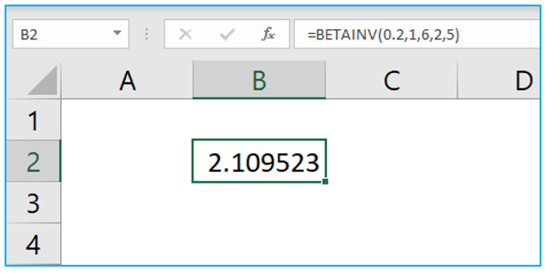 BETAINV Function in Excel