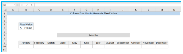 COLUMN and COLUMNS functions