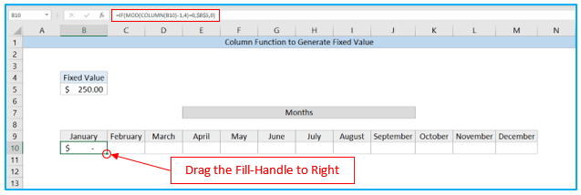 COLUMN and COLUMNS functions