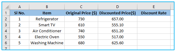 Calculate Discounted Price