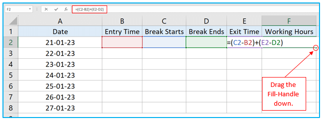 Timesheet Calculator in Excel