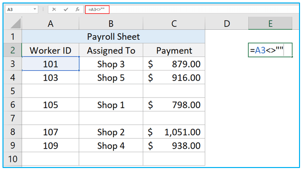 Delete Blank Rows in Excel