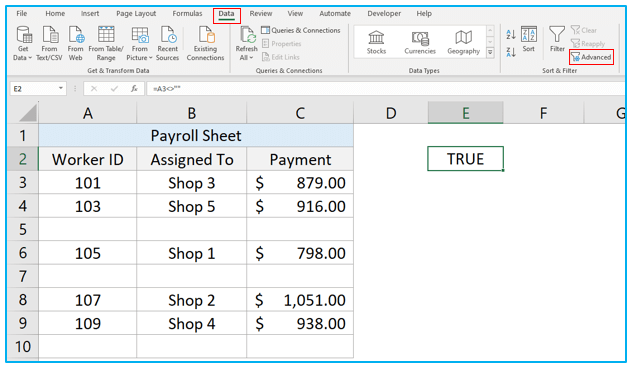 Delete Blank Rows in Excel