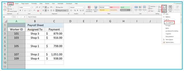 Delete Blank Rows in Excel