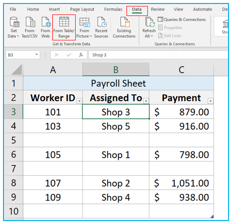 Delete Blank Rows in Excel