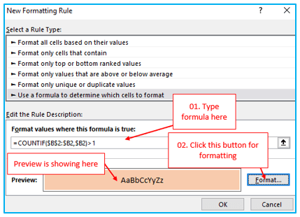 Duplicates Value in Excel