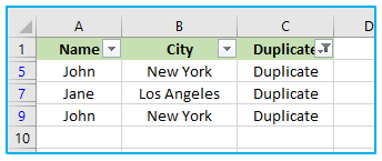 Duplicates Value in Excel