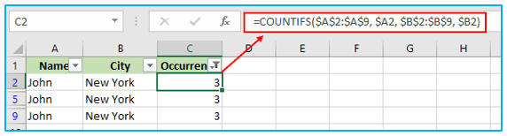 Duplicates Value in Excel