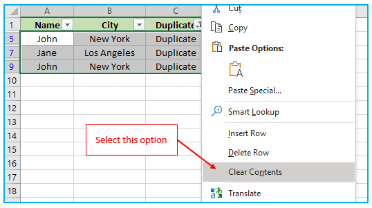 Duplicates Value in Excel