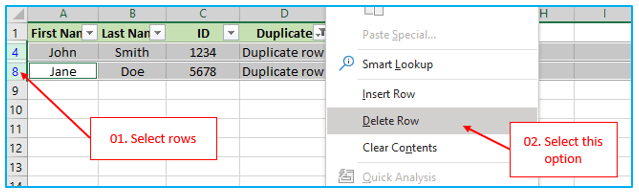 Duplicates Value in Excel