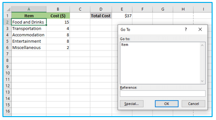 Function Keys in Excel