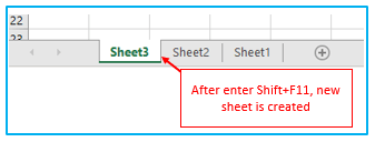 Function Keys in Excel