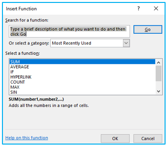Function Keys in Excel