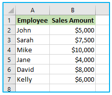 Greater Than or Equal to in Excel