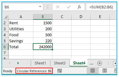 Identify Circular References