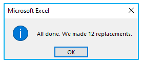 Remove Space in Excel