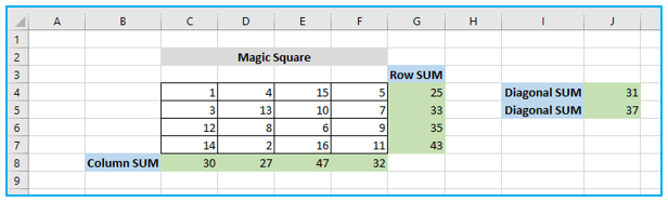 Solver in Excel