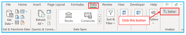 Solver in Excel