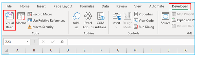 VBA Message Box in Excel