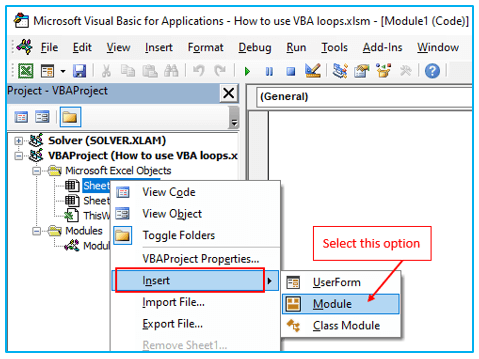 VBA loops in Excel