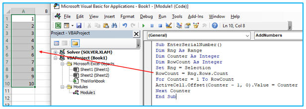 VBA loops in Excel