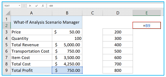 What-If Analysis in Excel