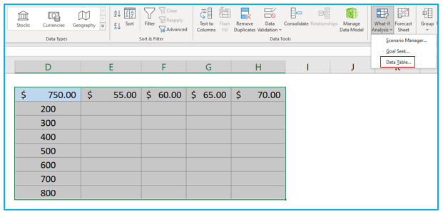 What-If Analysis in Excel