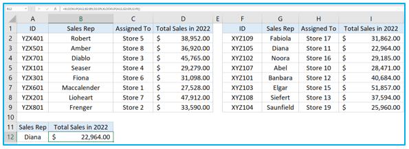 XLOOKUP in Excel