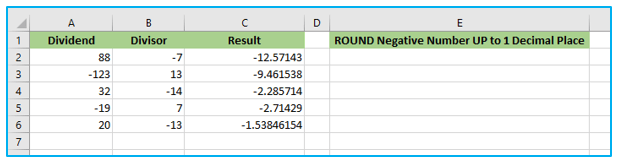 ROUNDUP and ROUNDDOWN