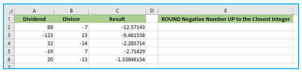 ROUNDUP and ROUNDDOWN