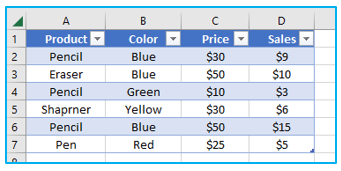 Color Alternate Rows in Excel