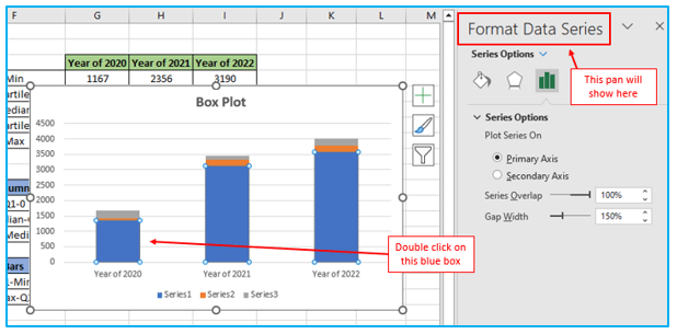 Box and Whisker Plot in Excel