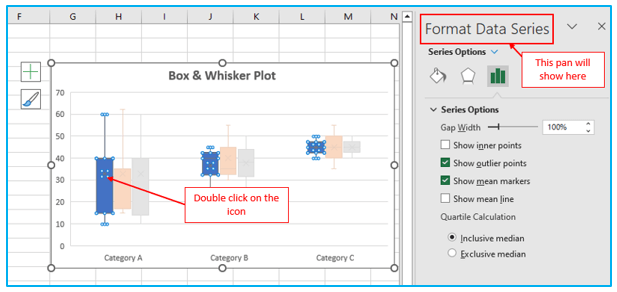 Box and Whisker Plot in Excel