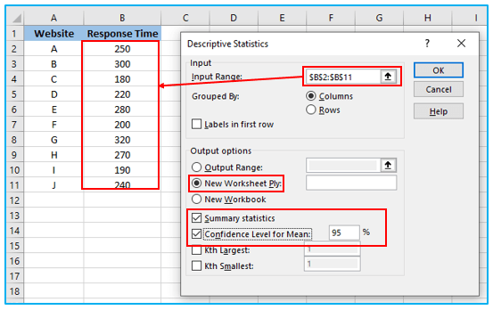 Confidence Interval in Excel